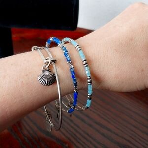 Alex and Ani lot of 3 bracelets
